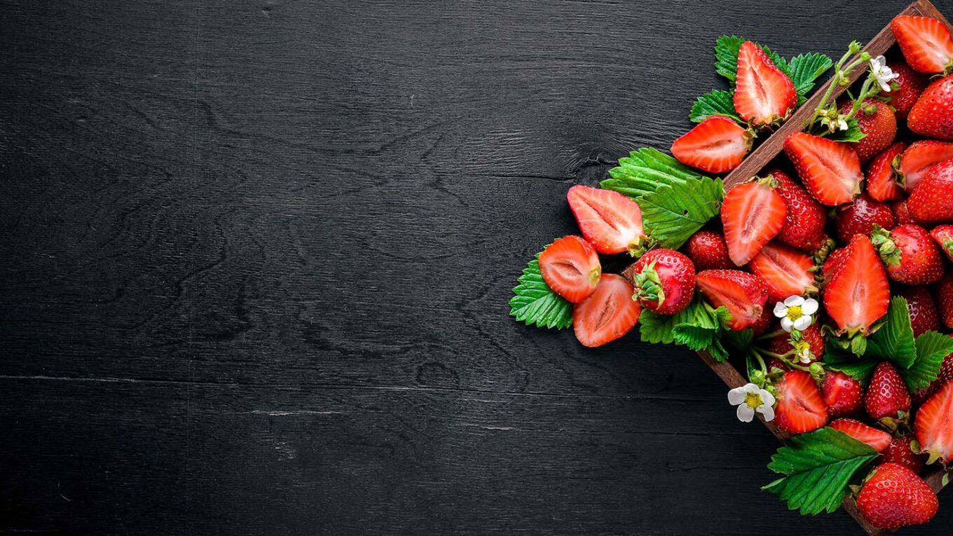 fresh strawberries